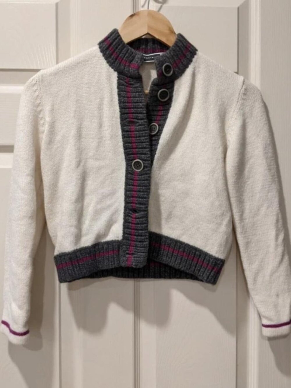 Vintage Cropped Sportmax Cardigan